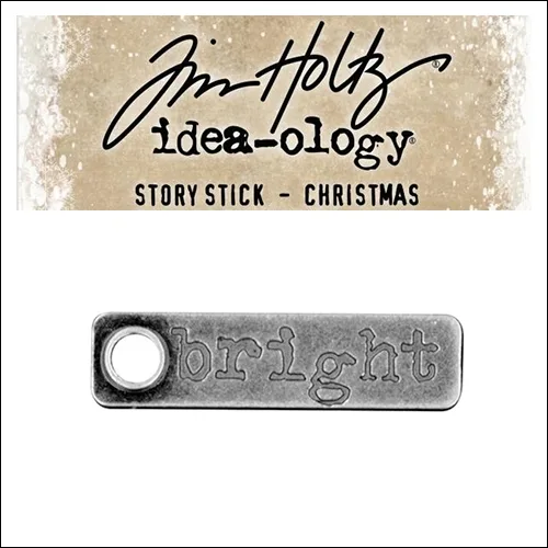 Idea-ology Tim Holtz Metal Story Stick Christmas Bright