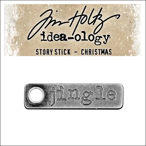 Idea-ology Tim Holtz Metal Story Stick Christmas Jingle