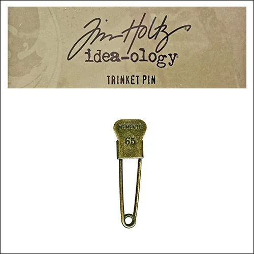 Idea-ology Tim Holtz Metal Trinket Pin Memento 65