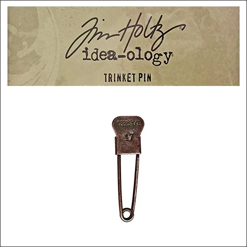 Idea-ology Tim Holtz Metal Trinket Pin Keepsake 47