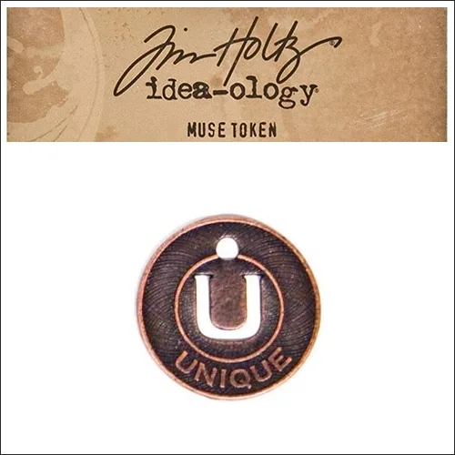 Idea-ology Tim Holtz Metal Muse Token Unique