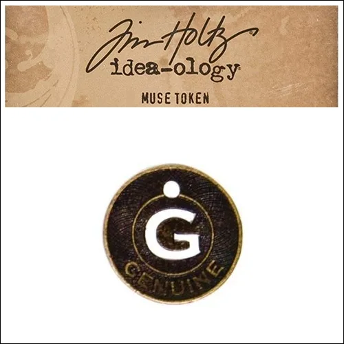 Idea-ology Tim Holtz Metal Muse Token Genuine