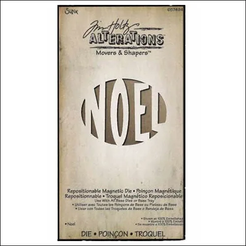 Sizzix Tim Holtz Alterations Movers and Shapers Magnetic Die Noel