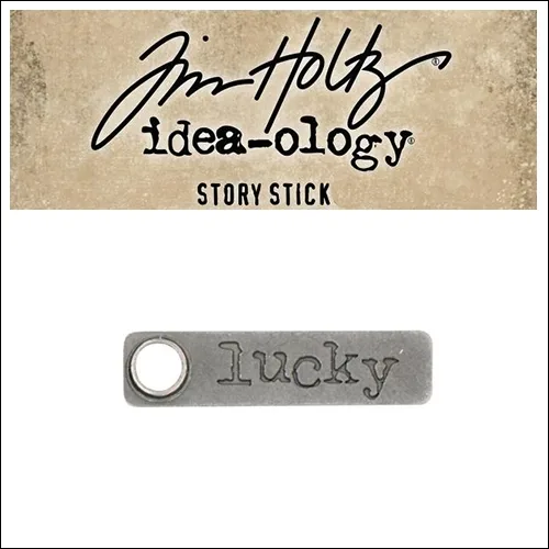 Idea-ology Tim Holtz Metal Story Stick Lucky