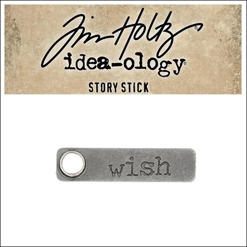 Idea-ology Tim Holtz Metal Story Stick Wish