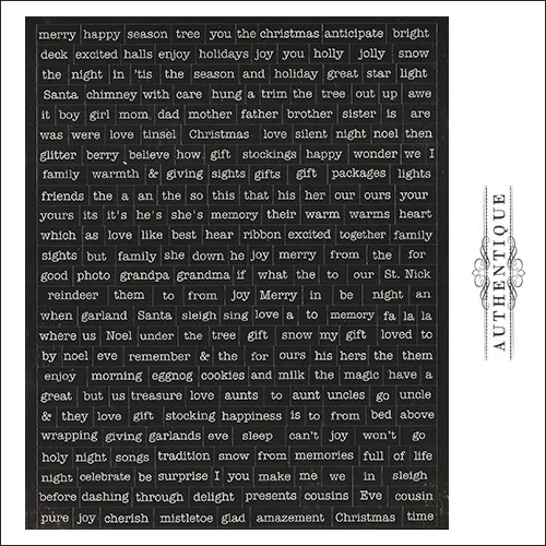 Authentique Cardstock Stickers Sheet Diction