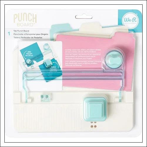 We R Memory Keepers Tab Punch Board