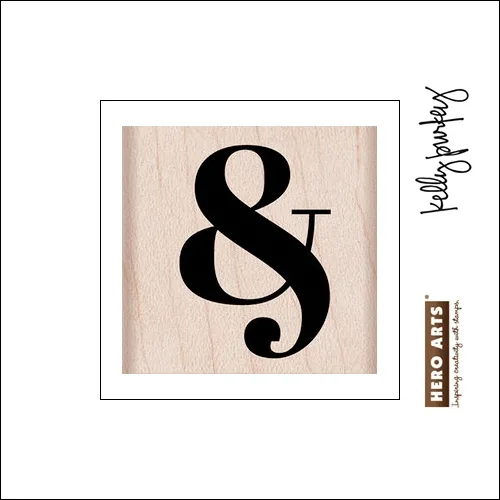 Hero Arts Kellys Yes Please Wood Block Rubber Stamp Clearly Kelly Collection by Kelly Purkey