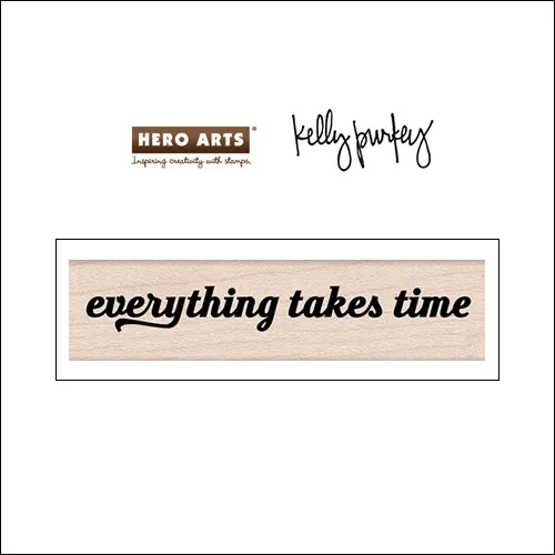 Hero Arts Kellys Real Life Wood Block Rubber Stamp Clearly Kelly Collection by Kelly Purkey