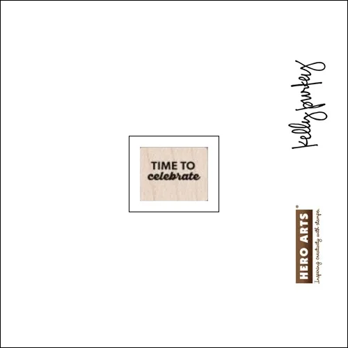 Hero Arts Kellys Holiday Planner Icon Wood Block Rubber Stamp Clearly Kelly Collection by Kelly Purkey