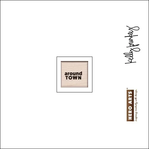 Hero Arts Kellys Travel Day Wood Block Rubber Stamp Clearly Kelly Collection by Kelly Purkey