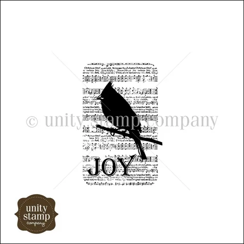 Unity Stamp Company Wood Mounted Red Rubber Stamp Balance by Christy Tomlinson