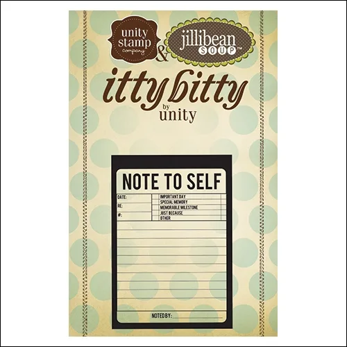 Unity Stamp Company Itty Bitty Red Rubber Stamp Mounted On Cling Foam Noted By: by Jillibean Soup