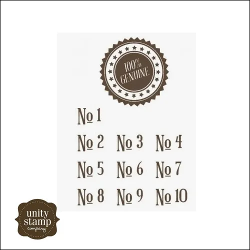 Unity Stamp Company Itty Bitty Red Rubber Stamp Mounted On Cling Foam 100 percent Genuine by Jillibean Soup