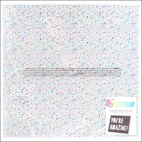 American Crafts Paper Sheet Pink Foil Zoey Rise and Shine Collection by Amy Tangerine