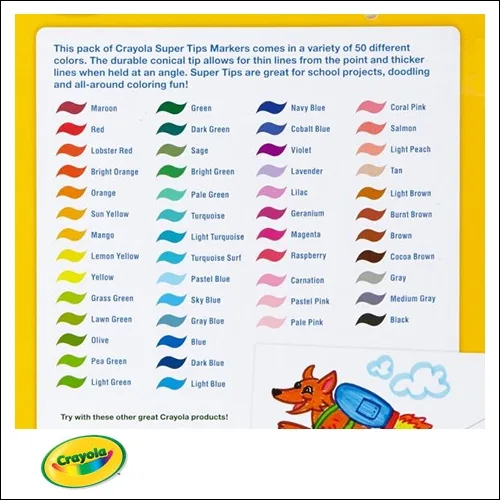 Crayola Super Tips Washable Markers