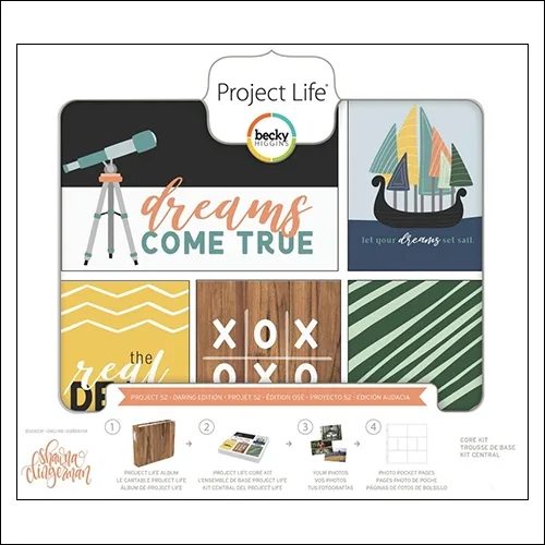 American Crafts Project Life Core Kit 4 x 6-inch Cards Project 52 Daring Edition Collection by Shawna Clingerman