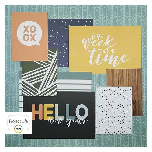 American Crafts Project Life Core Kit First Page Cards Project 52 Daring Edition Collection by Shawna Clingerman