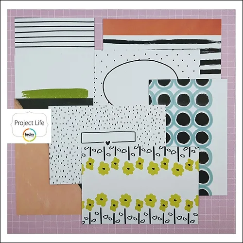 American Crafts Project Life Core Kit 4 x 6-inch Cards Project 52 Rad Edition Collection by Emily Merritt