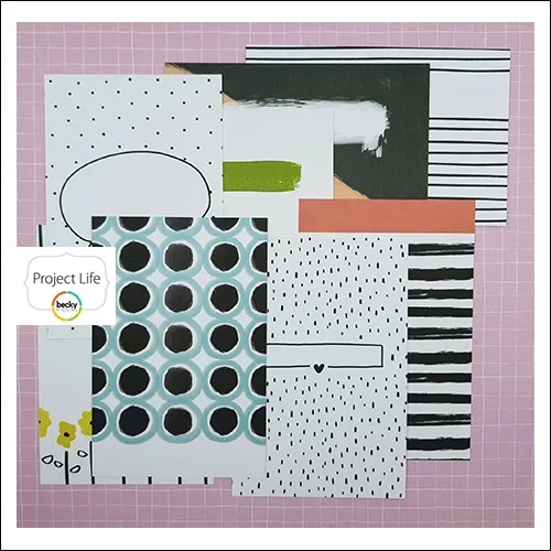 American Crafts Project Life Core Kit 4 x 6-inch Cards Project 52 Rad Edition Collection by Emily Merritt