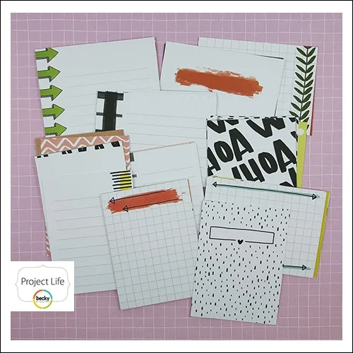 American Crafts Project Life Core Kit 3 x 4-inch Cards Project 52 Rad Edition Collection by Emily Merritt