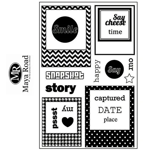 Maya Road You've Been Framed Clear Stamps