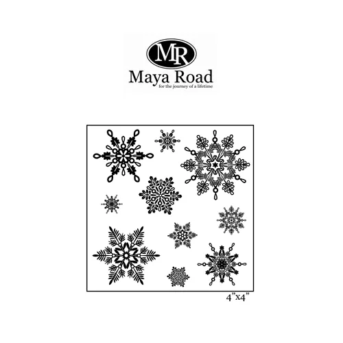 Maya Road Let It Snow Clear Stamps