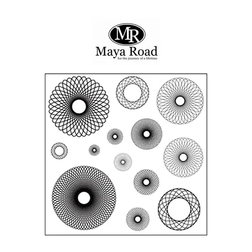 Maya Road Geometric Designs Clear Stamps