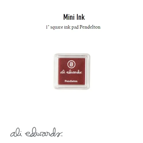 Ali Edwards Mini Block Ink Pad Pendleton