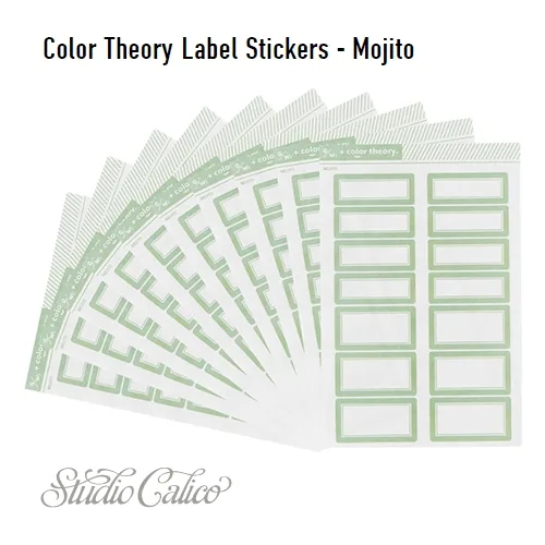Studio Calico Color Theory Label Stickers Mojito