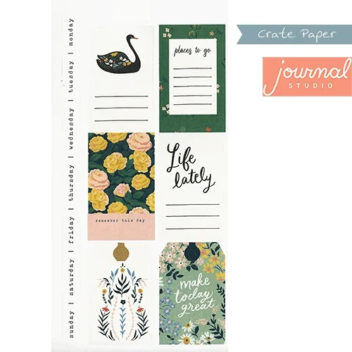 Crate Paper Sticker Sheet Journal Studio Collection