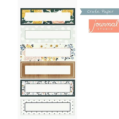 Crate Paper Sticker Sheet Journal Studio Collection