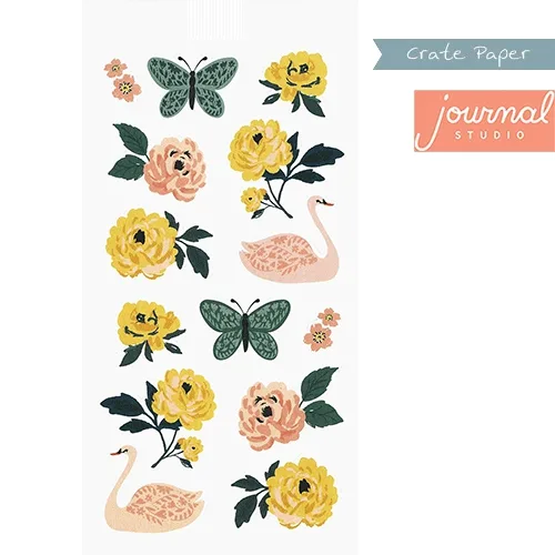 Crate Paper Sticker Sheet Journal Studio Collection