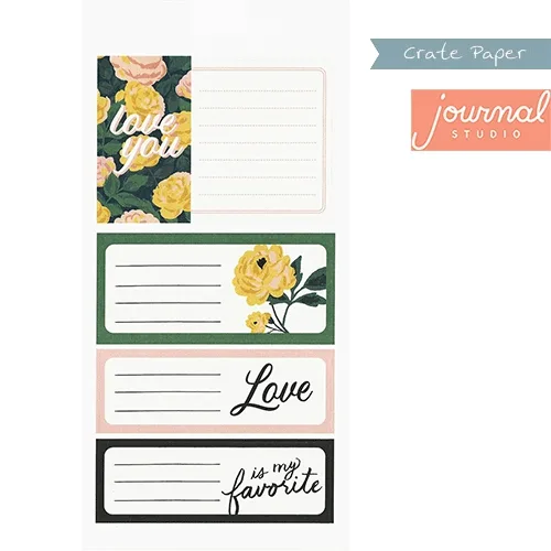 Crate Paper Sticker Sheet Journal Studio Collection