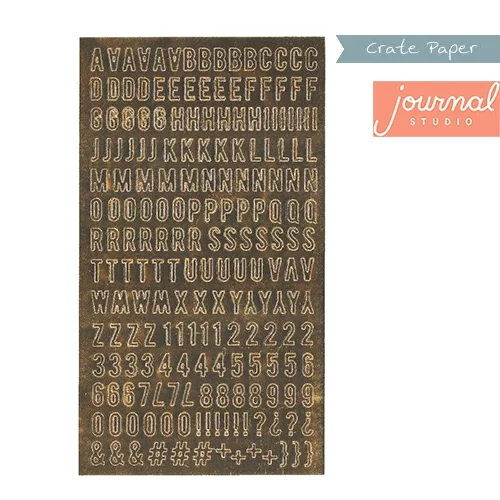 Crate Paper Sticker Sheet Journal Studio Collection