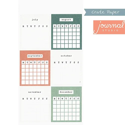 Crate Paper Sticker Sheet Journal Studio Collection