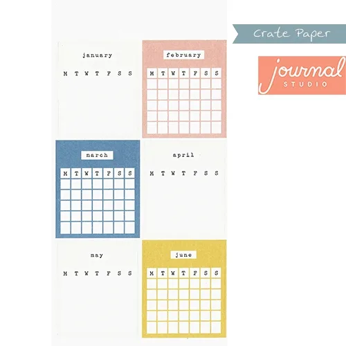 Crate Paper Sticker Sheet Journal Studio Collection