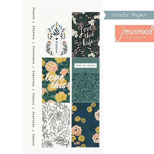 Crate Paper Sticker Sheet Journal Studio Collection