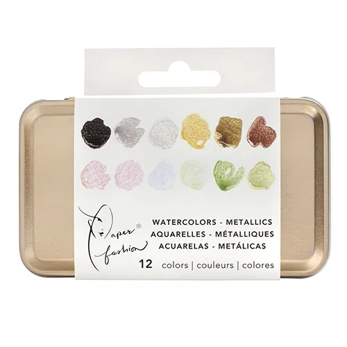Paper Fashion Paint Watercolors Metallics