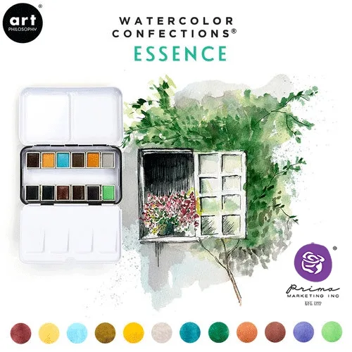 Prima Marketing Art Philosophy Watercolor Confections Essence