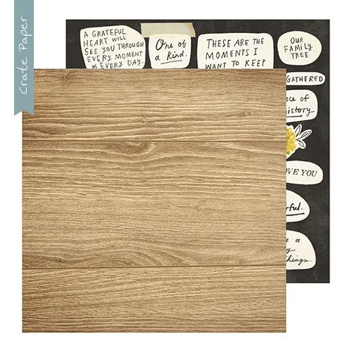 Crate Paper Patterned Paper Sheet Lifetime Heritage Collection by Maggie Holmes