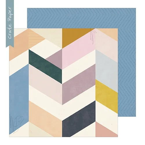 Crate Paper Patterned Paper Sheet Library Heritage Collection by Maggie Holmes