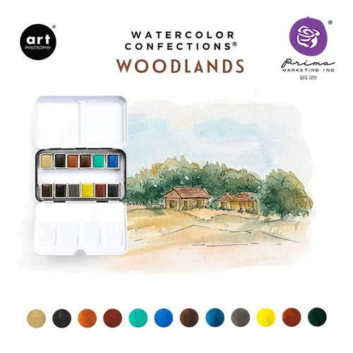 Prima Marketing Art Philosophy Watercolor Confections Woodlands