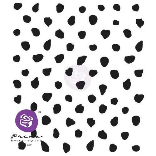 Prima Marketing Mini Clear Stamp Offset Dots by Finnabair