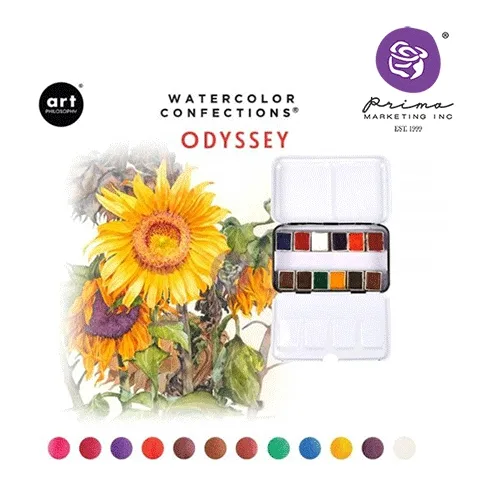 Prima Marketing Art Philosophy Watercolor Confections Odyssey