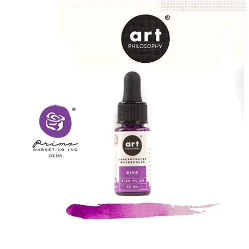 Prima Marketing Art Philosophy Concentrated Watercolor 0.5 fl. oz | 15 ml Diva