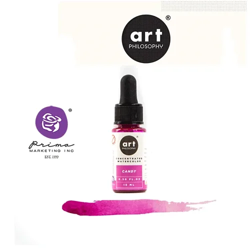 Prima Marketing Art Philosophy Concentrated Watercolor 0.5 fl. oz | 15 ml Candy