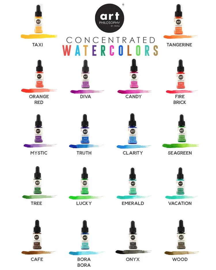 Prima Marketing Art Philosophy Concentrated Watercolor 0.5 fl. oz | 15 ml Vacation