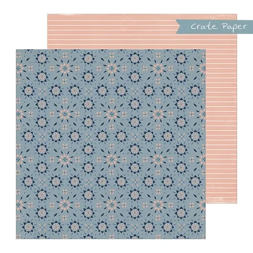 Crate Paper Patterned Paper Sheet Grandma Heritage Collection by Maggie Holmes