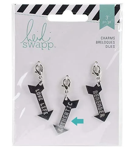 Heidi Swapp Metal Charm Arrow [Authentic] Wanderlust Collection